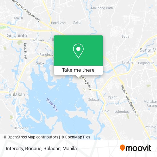 Intercity, Bocaue, Bulacan map