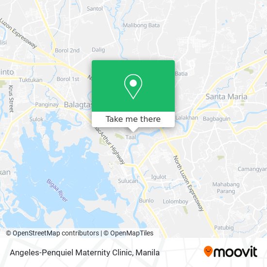 Angeles-Penquiel Maternity Clinic map