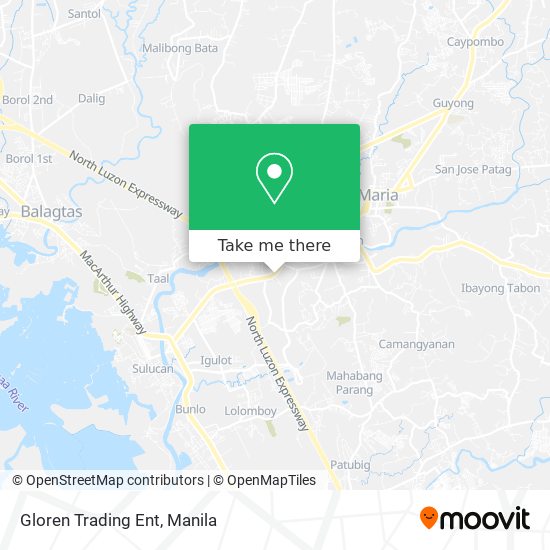 Gloren Trading Ent map