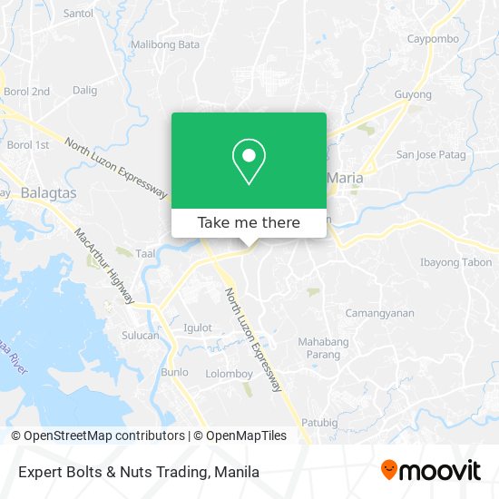 Expert Bolts & Nuts Trading map