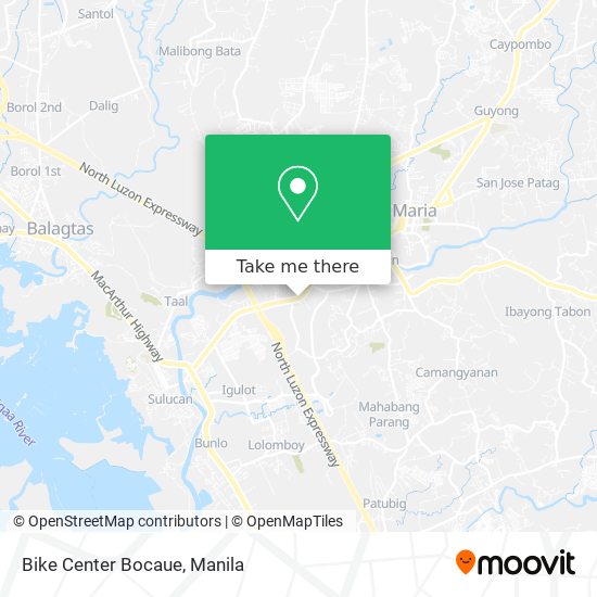Bike Center Bocaue map