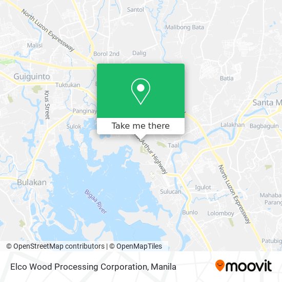 Elco Wood Processing Corporation map