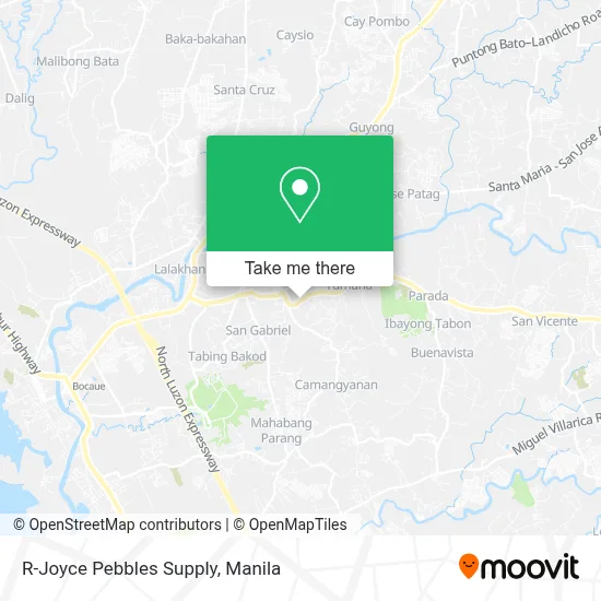 R-Joyce Pebbles Supply map
