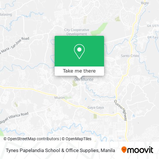 Tynes Papelandia School & Office Supplies map