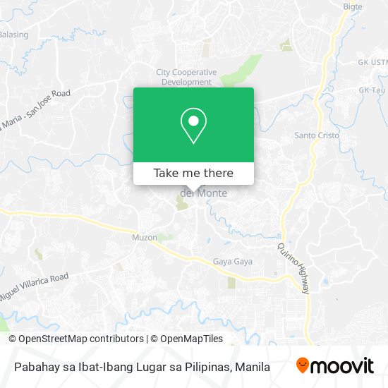 Pabahay sa Ibat-Ibang Lugar sa Pilipinas map