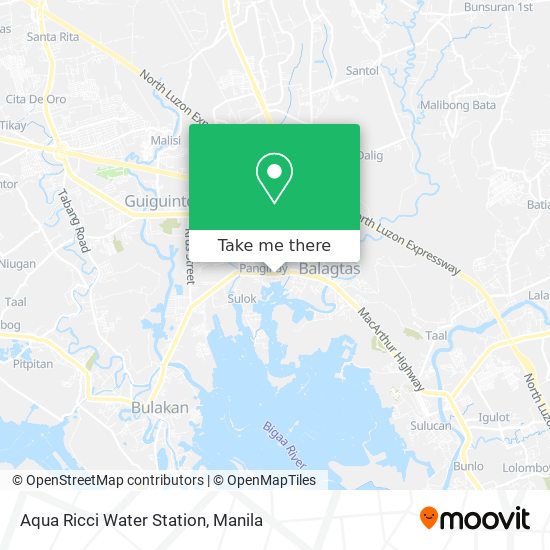 Aqua Ricci Water Station map