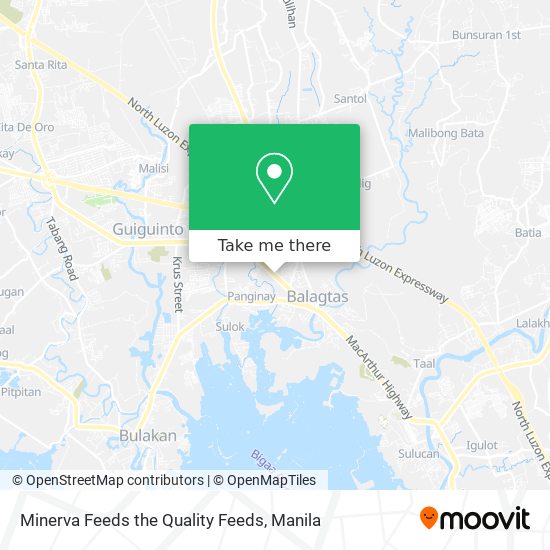 Minerva Feeds the Quality Feeds map