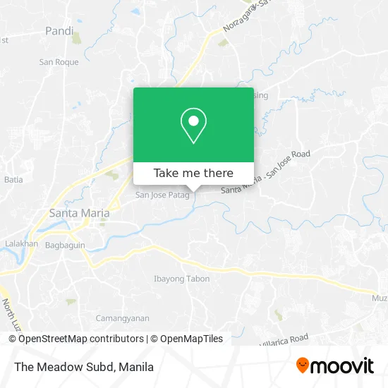 The Meadow Subd map