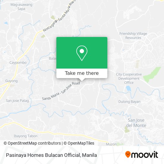 Pasinaya Homes Bulacan Official map