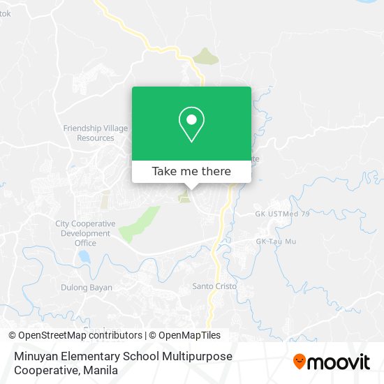 Minuyan Elementary School Multipurpose Cooperative map