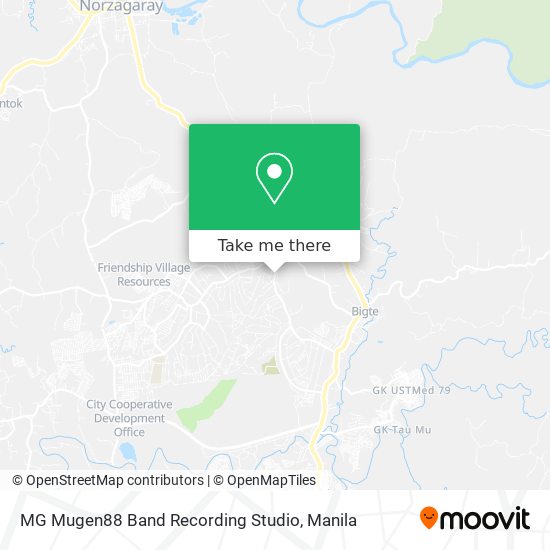 MG Mugen88 Band Recording Studio map