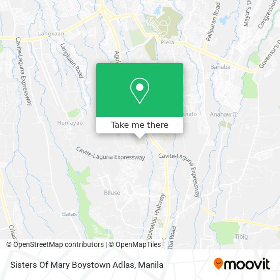 Sisters Of Mary Boystown Adlas map