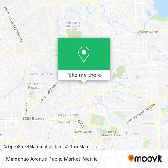 Mindanao Avenue Public Market map