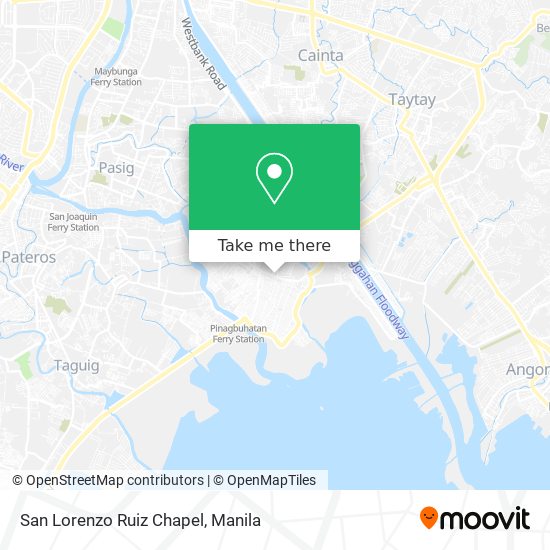 San Lorenzo Ruiz Chapel map