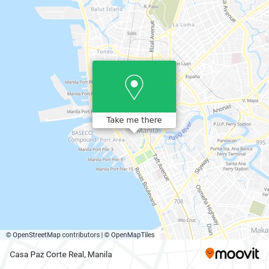 Casa Paz Corte Real map