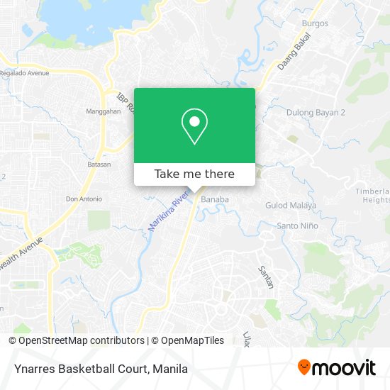 Ynarres Basketball Court map