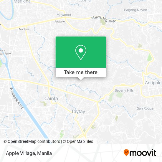 Apple Village map