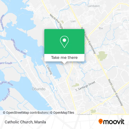 Catholic Church map