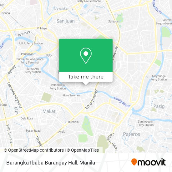 Barangka Ibaba Barangay Hall map
