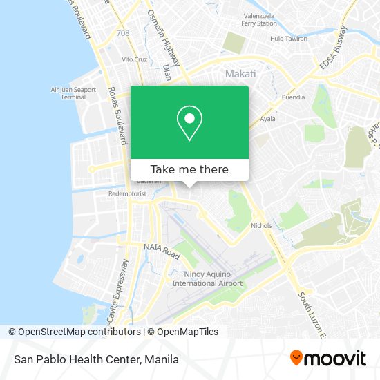 San Pablo Health Center map