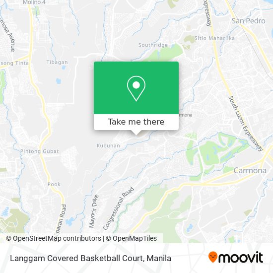 Langgam Covered Basketball Court map