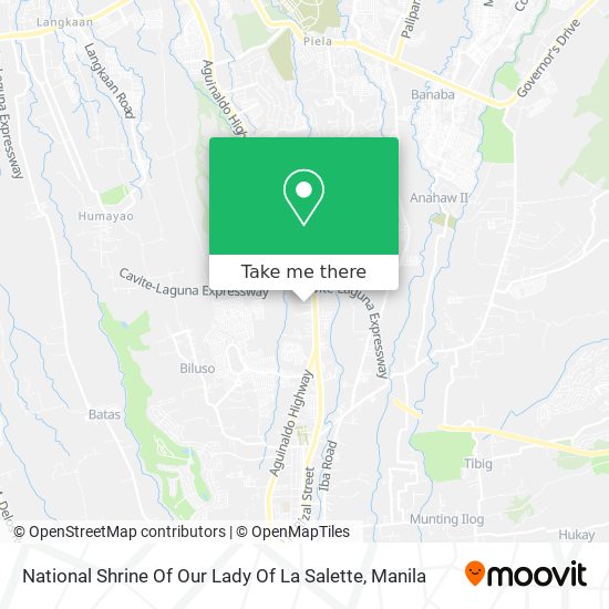 National Shrine Of Our Lady Of La Salette map