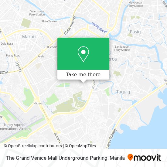 The Grand Venice Mall Underground Parking map