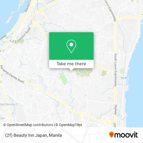 (2f) Beauty Inn Japan map