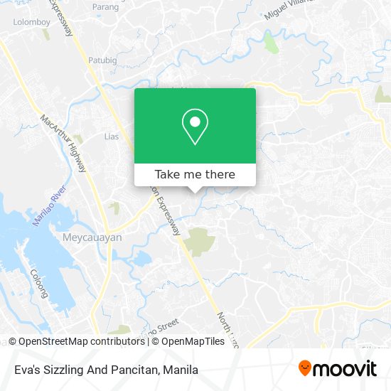 Eva's Sizzling And Pancitan map