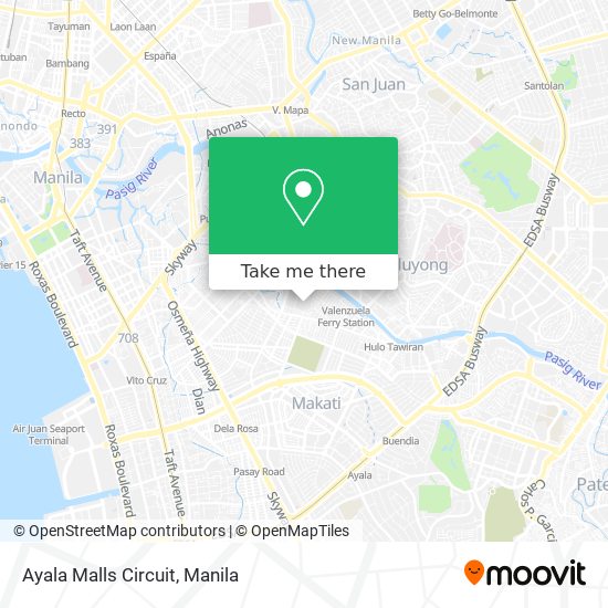 Ayala Malls Circuit map