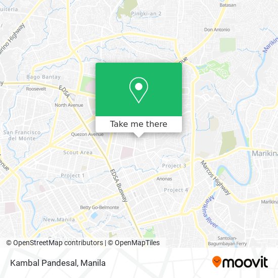 Kambal Pandesal map