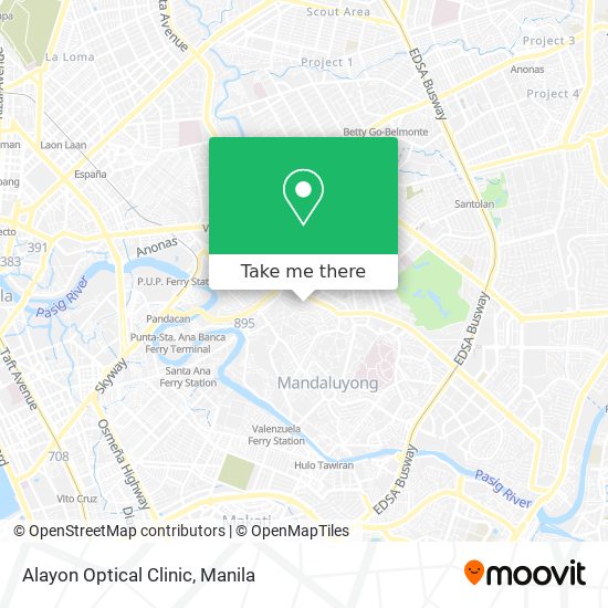 Alayon Optical Clinic map