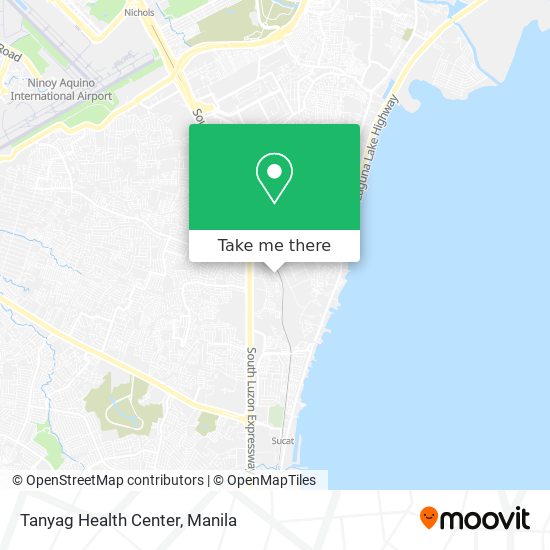 Tanyag Health Center map