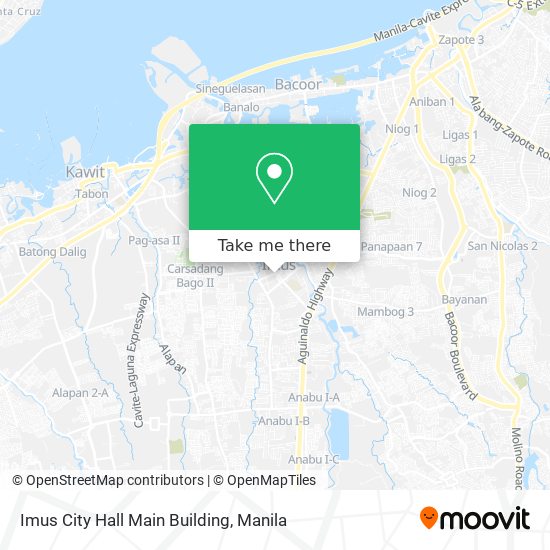 Imus City Hall Main Building map