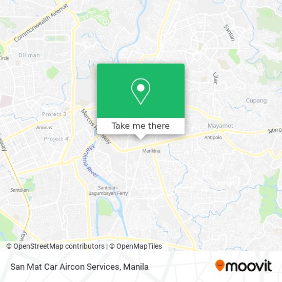 San Mat Car Aircon Services map