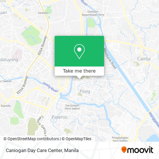 Caniogan Day Care Center map