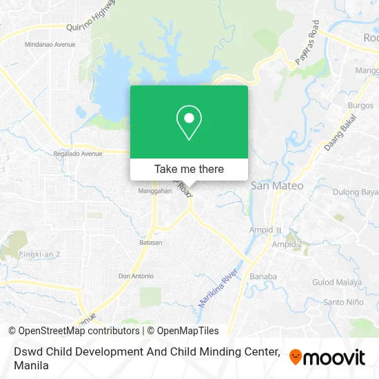 Dswd Child Development And Child Minding Center map