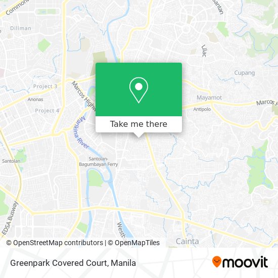 Greenpark Covered Court map