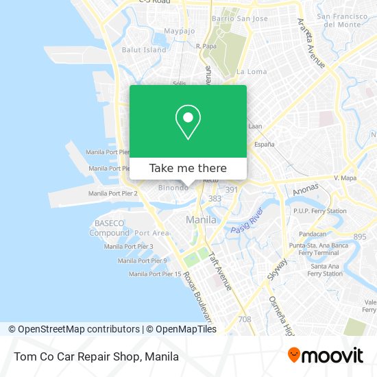 Tom Co Car Repair Shop map