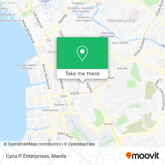 Cyca P. Enterprises map