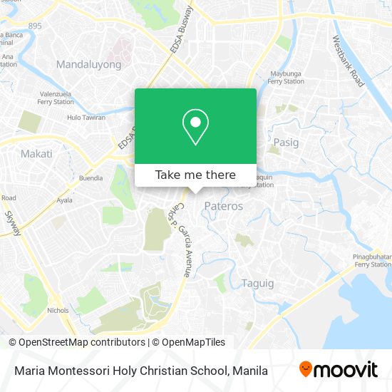 Maria Montessori Holy Christian School map