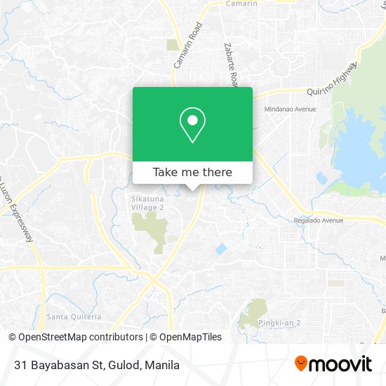 31 Bayabasan St, Gulod map