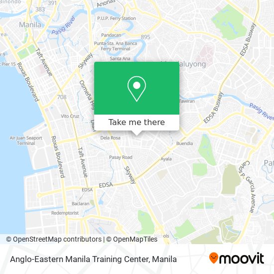 Anglo-Eastern Manila Training Center map