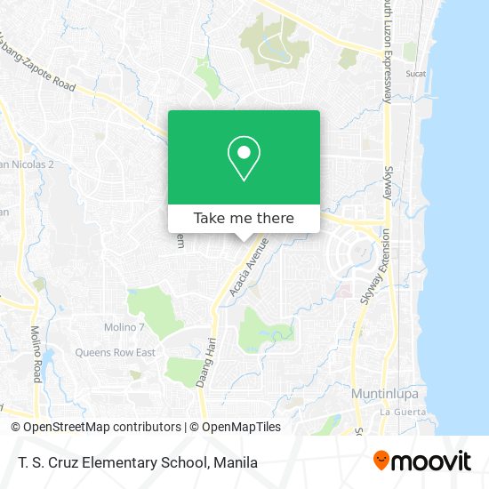 T. S. Cruz Elementary School map