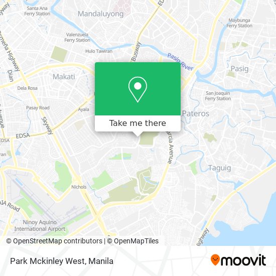 Park Mckinley West map