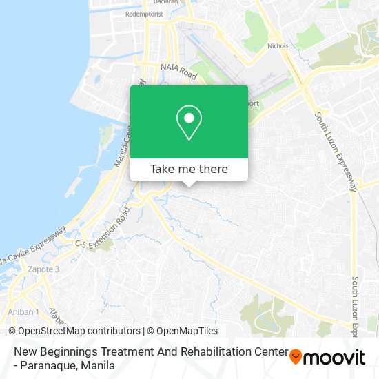 New Beginnings Treatment And Rehabilitation Center - Paranaque map