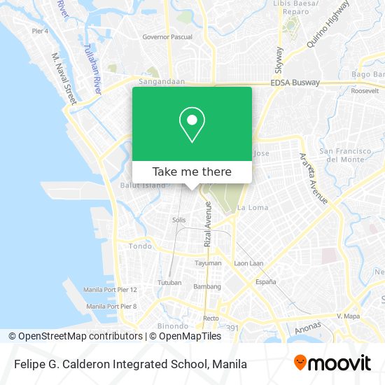 Felipe G. Calderon Integrated School map