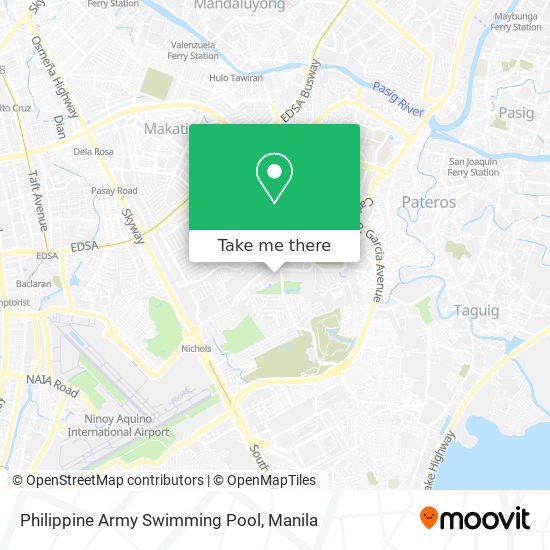 Philippine Army Swimming Pool map