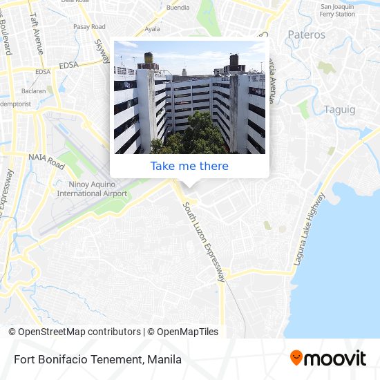 Fort Bonifacio Tenement map