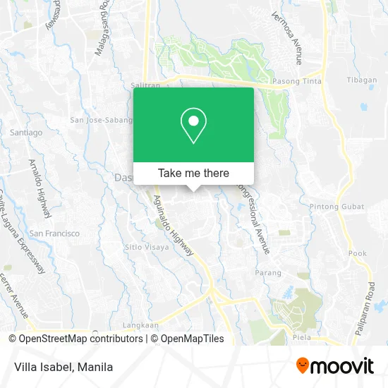 Villa Isabel map
